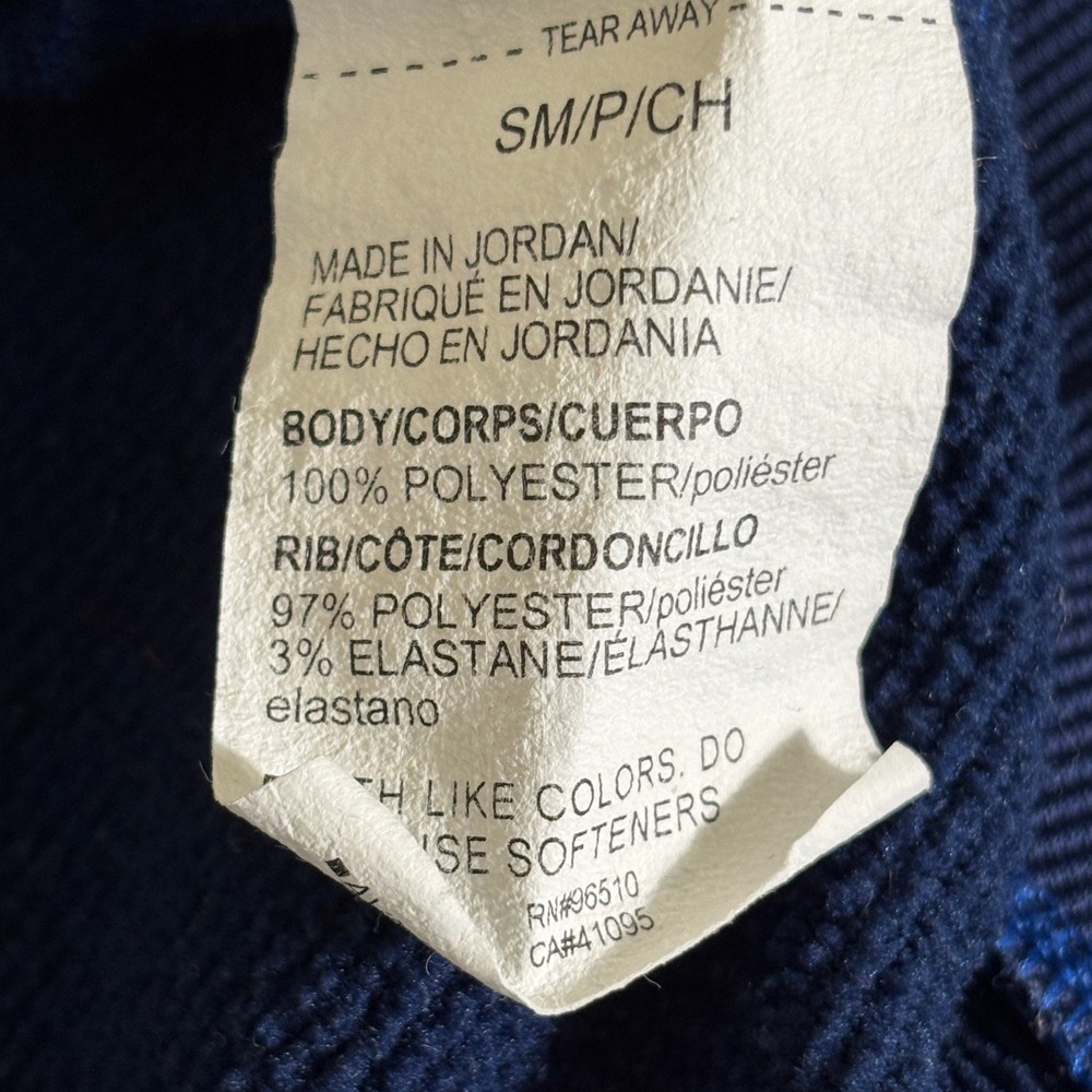 Under Armour ColdGear Mens Small Blue Waffle Knit 1/4 Zip Pullover Jacket AR395 - Picture 5 of 8